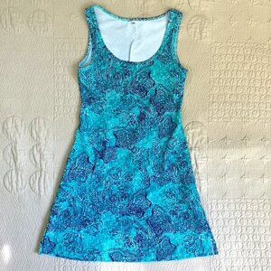 Nuu-Muu XS Women's Dress Scoop neck, a-line, back pockets, not see-through!